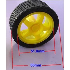roda robot 66 mm