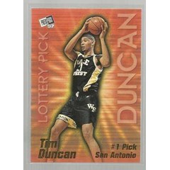 tim duncan press pass 1997 lottery pick