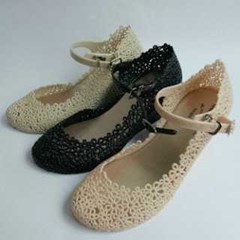 grosir flower jelly shoes murah