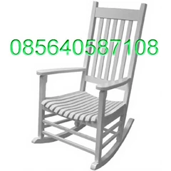 kursi goyang silver