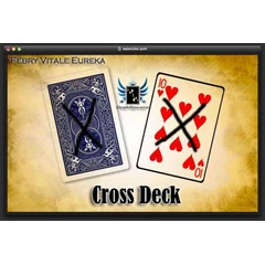 cross deck – alat sulap menebak kartu yang disilang penonton