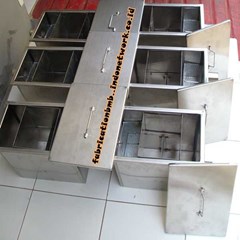 penyaring lemak | grease trap stainless | penjebak lemak | saringan lemak | sink stainless