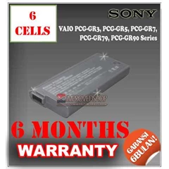 baterai/ batere/ battery sony vaio pcg-gr3, pcg-gr5, pcg-gr7, pcg-gr79, pcg-gr90 kw1/ compatible/ replacement