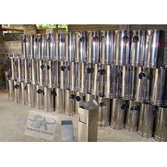 tempat sampah stainless , jual tong sampah stainless , tempat sampah standing ashtray , tempat sampah stainless bulat , standing ashtray stainless , tong sampah stainless kotak
