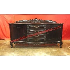 antique buffet with carving, classic furniture, antique furniture | defurnitureindonesia dfribu - 26