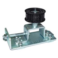 idle pulley sliding glass door