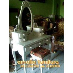 tolet kaca rias kartini finishing white duco