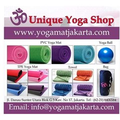 perlengkapan senam yoga ( unique yoga matras & props - shop jakarta / indonesia )