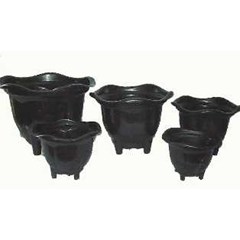 pot bunga hitam fr