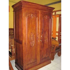 almari pakain pintu 2 model mawar im2.8