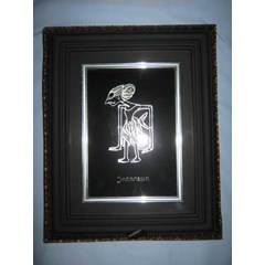 pigura wayang perak