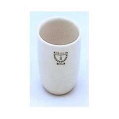 crucible, gooch type tall shape, perforated base, glazed
