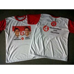 kaos partai & kampanye