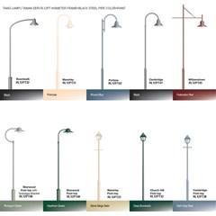 tiang lampu taman seri rlpt12