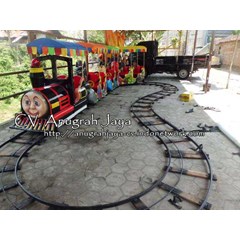 kereta mini fiber triplek loko thomas fiber