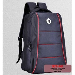 tas ransel backpack hitam - btp401