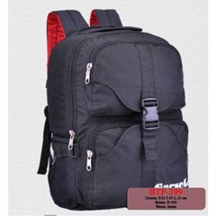 tas ransel backpack hitam - btp399