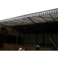 tenda eksterior atap bangunan