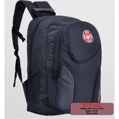 tas ransel backpack hitam - btp402