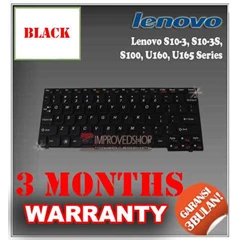 keyboard notebook/ netbook/ laptop ibm lenovo s10-3, s10-3s, s100, u160, u165 original/ asli