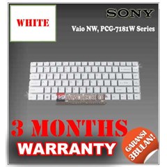 keyboard notebook/ netbook/ laptop sony vaio nw, pcg-7181w original/ asli