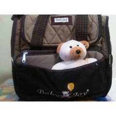 tas bayi baby joy coklat ( lababyshop)