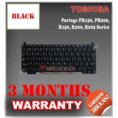 keyboard notebook/ netbook/ laptop toshiba portege pr150, pr200, r150, r200, r205 original/ asli