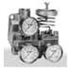 moore series 74 valve positioner and 74sk positioned cylinder actuator