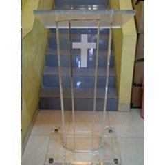 podium acrylic gereja