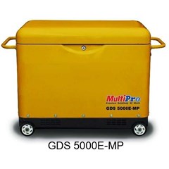 genset generator silent 4.5kw multipro gds 5000 e-mp / genset silent 4.5kw