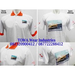 kaos promosi - kerah dan oblong - pt pos dan pelni