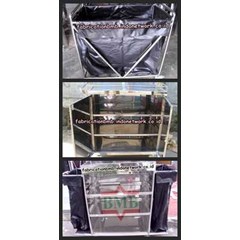 trolley kabinet | trolley laundry | trolley housekeeping | trolley baju kotor | trolley pakaian | keranjang trolley | laundry trolley | trolley rumah sakit | laundry cart | trolley susun | trolley dua pintu