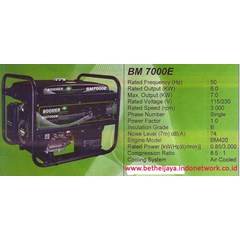 bm 7000e boomer generators