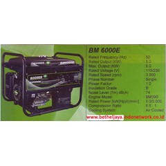 bm 6000e boomer generators