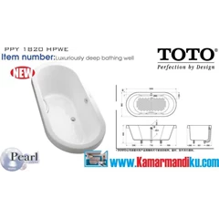 bathtub toto - ppy 1820 hpwe