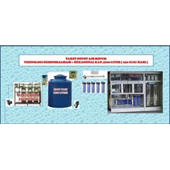 mesin depot air oxxy -300 galon perhari