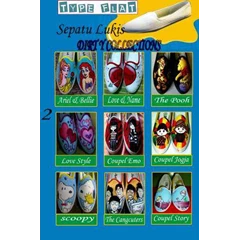 sepatu lukistype flat