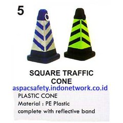 square traffic cone