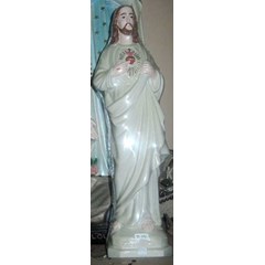patung hati kudus yesus fosfor 40 cm
