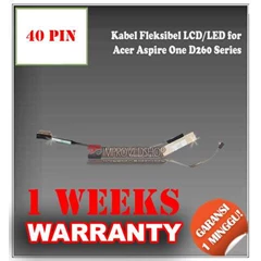 kabel/ cable fleksibel/ flexible lcd/ led notebook/ netbook/ laptop for acer aspire one d260 series original/ asli