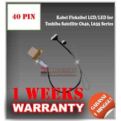 kabel/ cable fleksibel/ flexible lcd/ led notebook/ netbook/ laptop for toshiba satellite c640, l635 series original/ asli