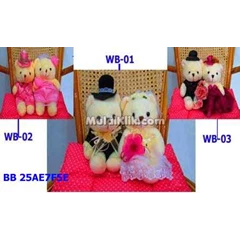 boneka wedding bear