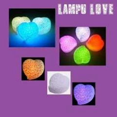 lampu love motif mawar