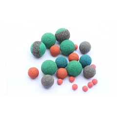 ring carborundum coated sponge ball