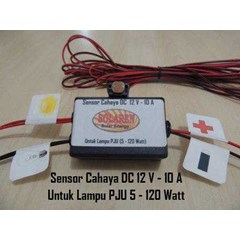 sensor cahaya dc 12 v dan 24 v untuk lampu penerangan jalan umum ( pju) , lampu taman, lampu bilboard, lampu kantor dan rumah