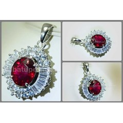 sparkling scarlet ruby cut tz + big ( plr 031)
