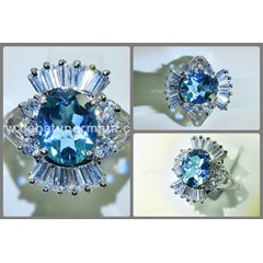 sparkling alexite change color cristal ringcristal ( plr 025)