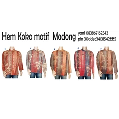 hem koko motif madong, unik dan eksklusif