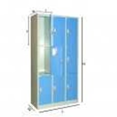 locker 9 door blue krisbow - kw1700202