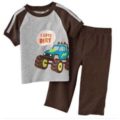 carter' s 2 pcs i love dirt